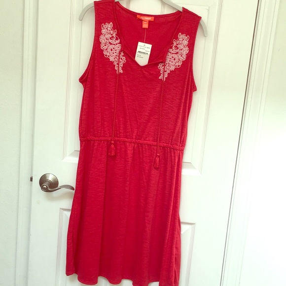 Joe Fresh casual day dress with tassels size M - Picture 1 of 5